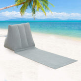Faltbare, aufblasbare Strandmatte mit Rückenkissen – perfekt für Camping, Festivals, zum Entspannen und Reisen